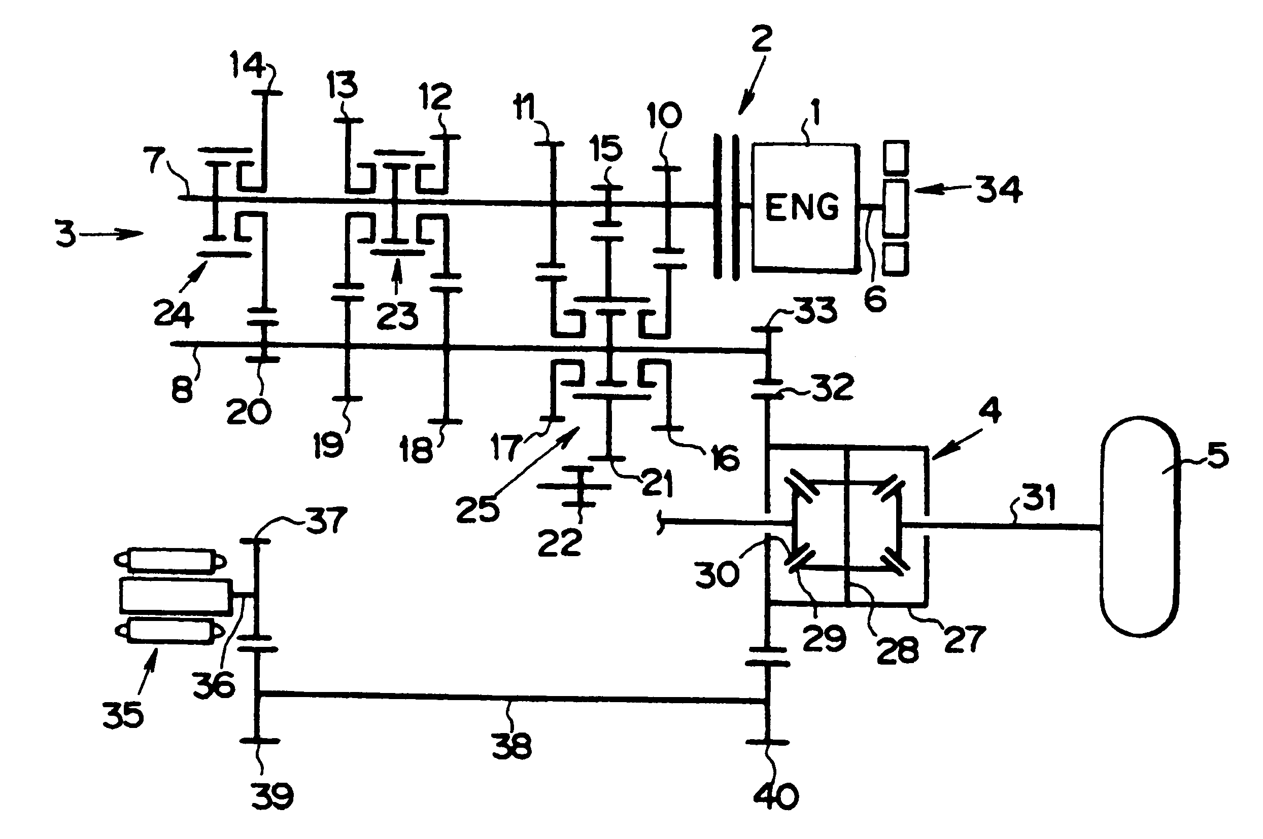 Shift control system for hybrid vehicles
