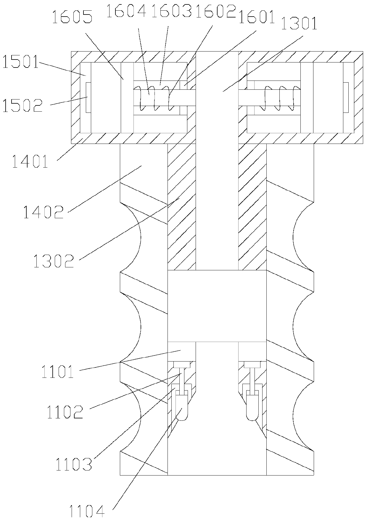 Material flow diverting device for plastic molds