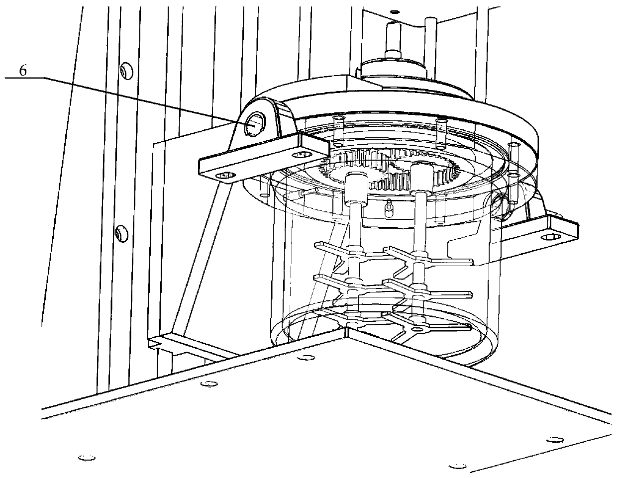 A device for preparing film-coated proppant and its working method