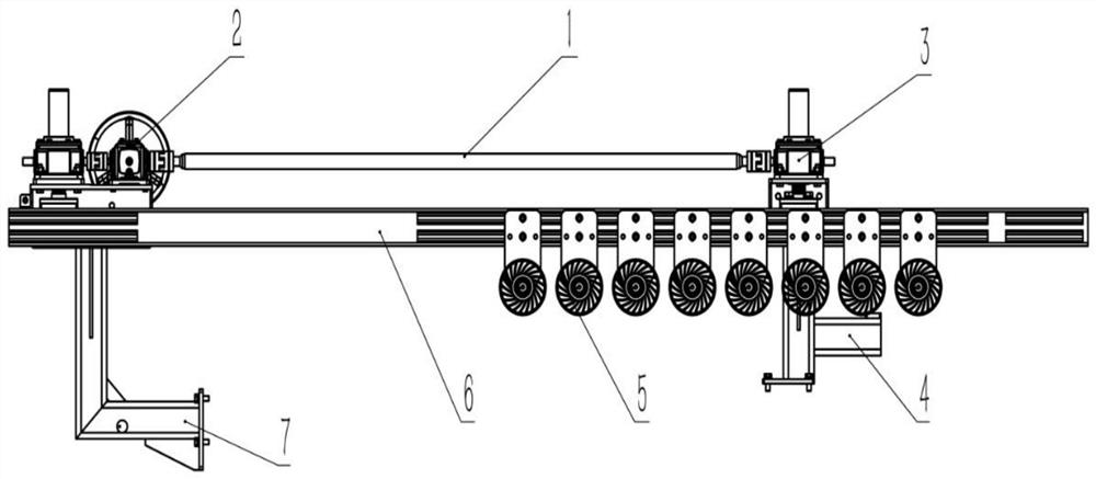 Gypsum board fixing and compressing device