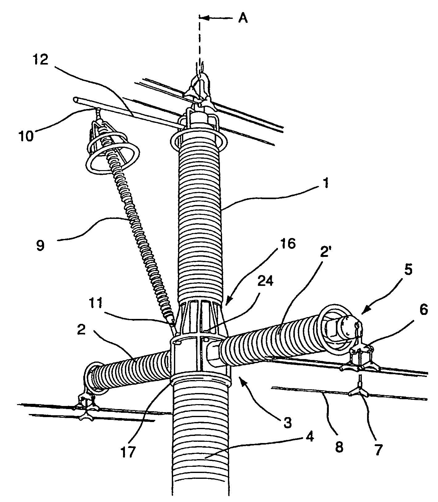 Pole-top insulator