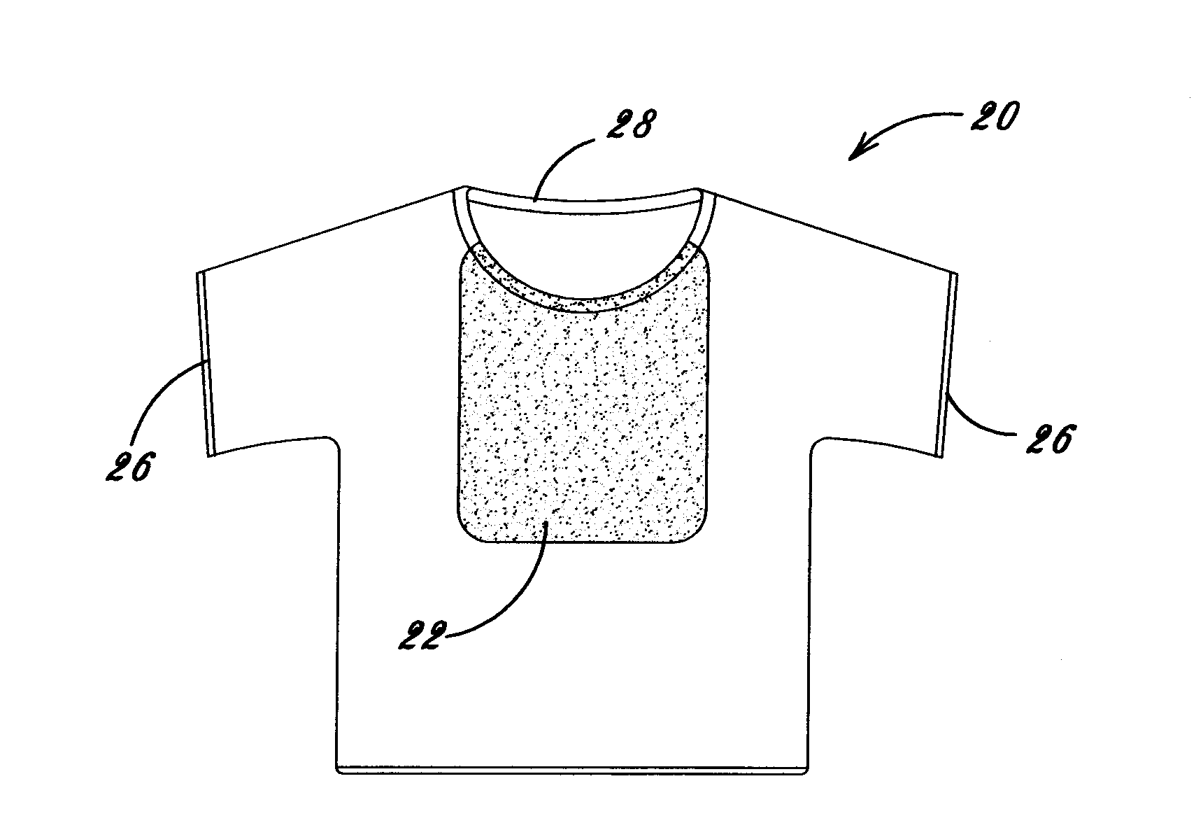 Permanently Embedded Protective Covering for Articles of Clothing