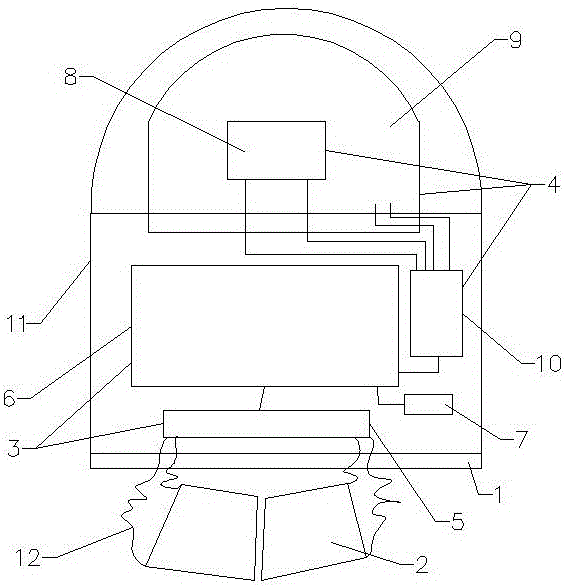 Whistling type fault indicator for 10kV line