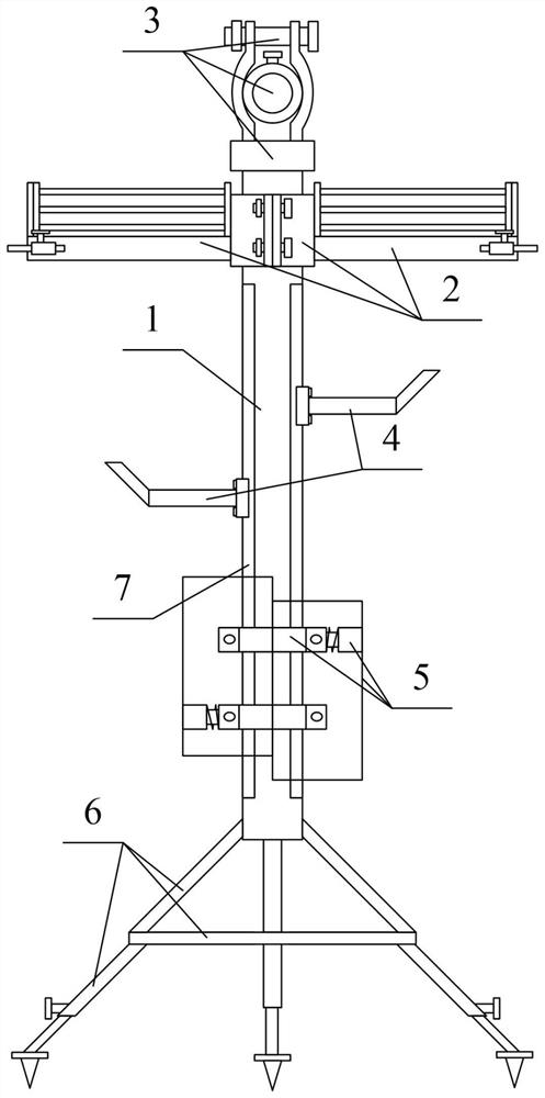 An agricultural greenhouse plant support pole