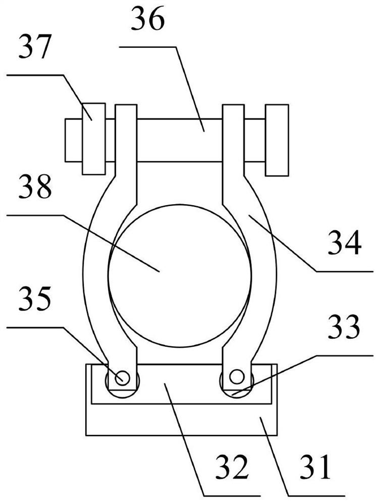 An agricultural greenhouse plant support pole