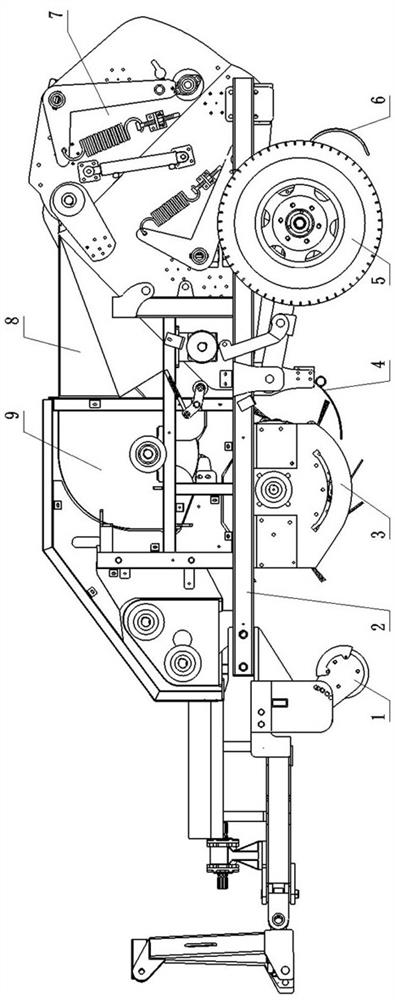 Residual film bundling and recycling machine