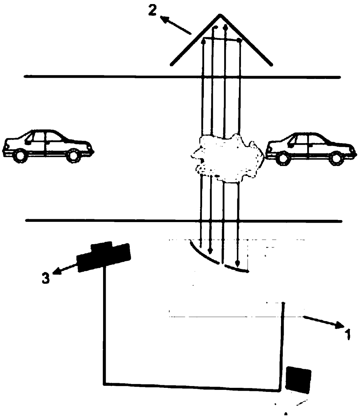 Motor vehicle exhaust telemetering system