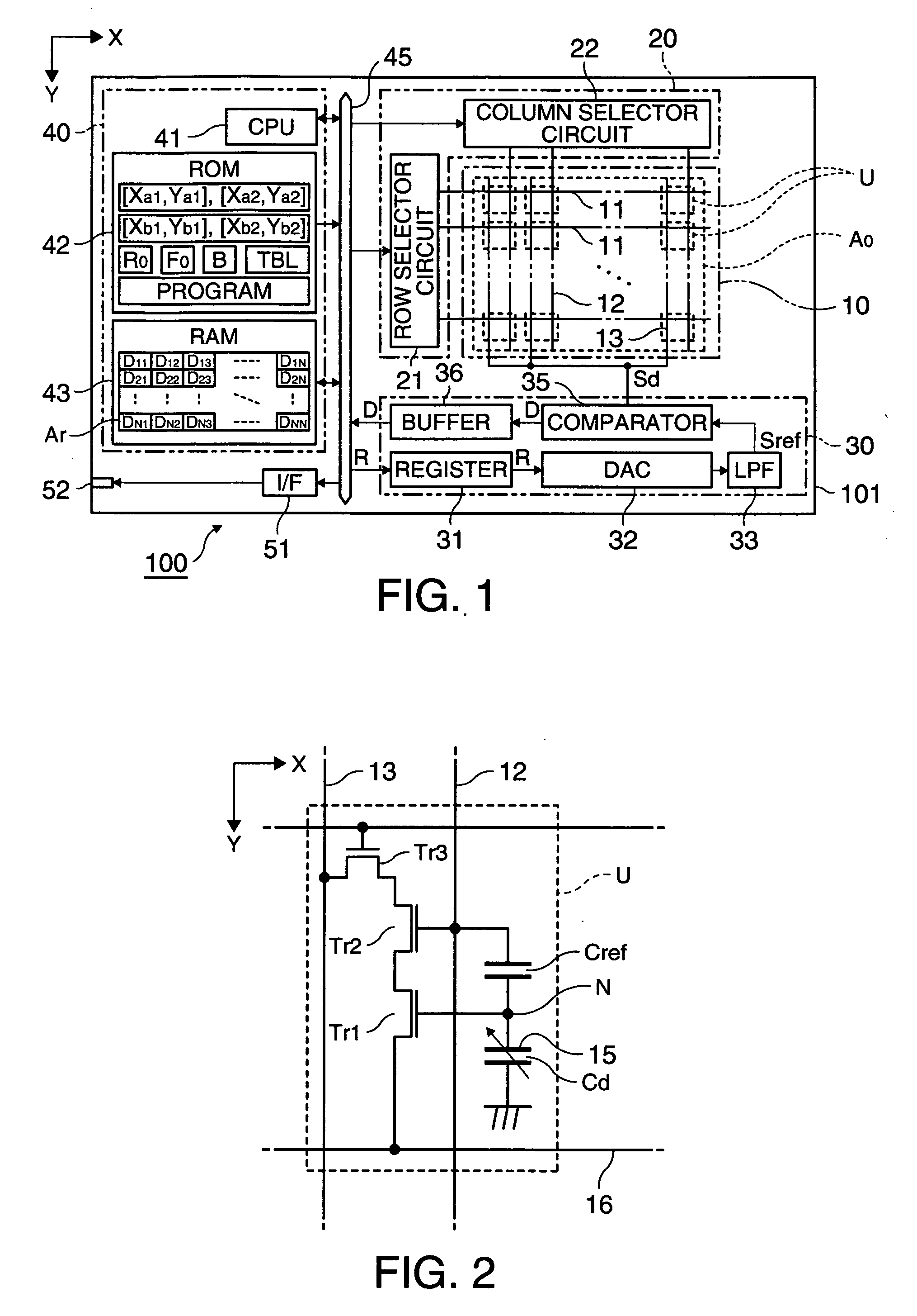Detecting device and authentication device