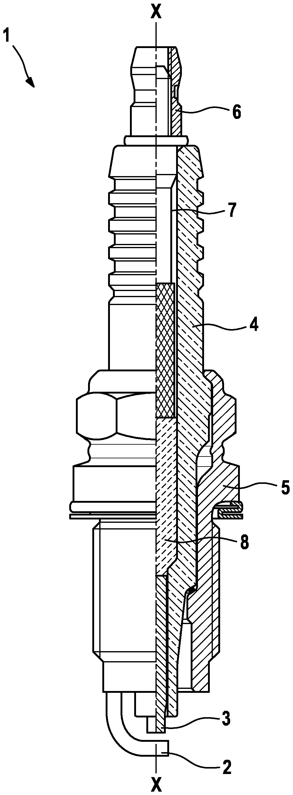 Spark plug electrode and method for producing a spark plug electrode