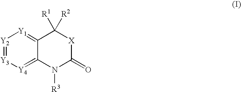 Benzoxazinone derivative