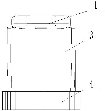 Tool used for screwing of screwing parts of narrow space