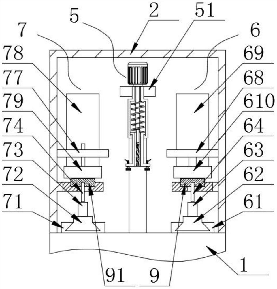 A new energy vehicle buffer component processing equipment