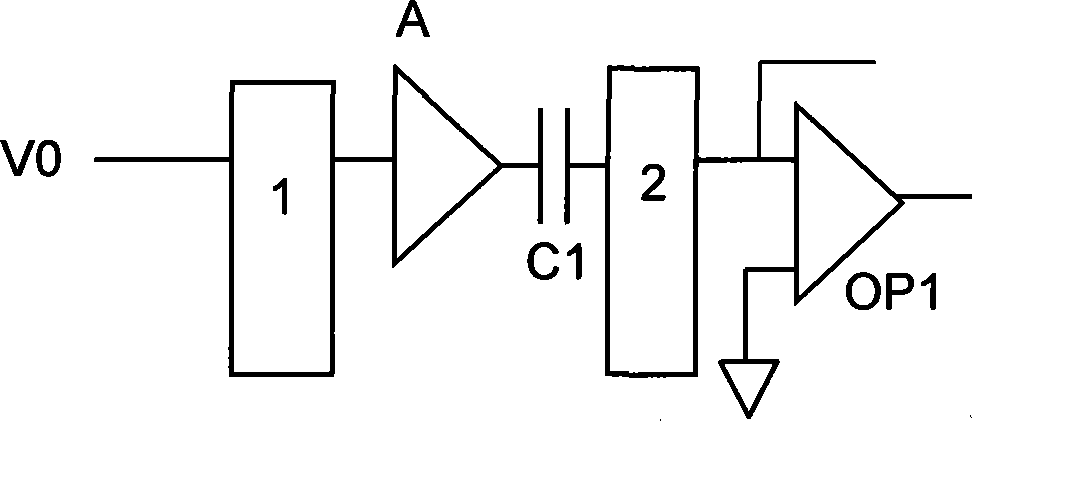 Low noise switch capacitor circuit having embedded amplifier
