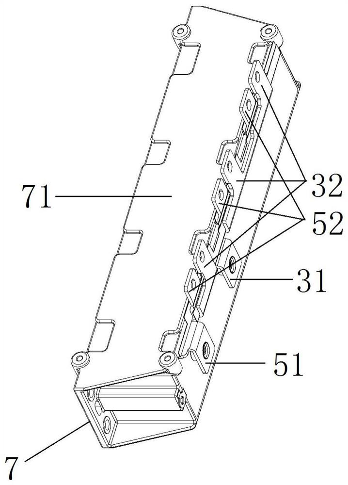 Direct-current support film capacitor resistant to large ripple current