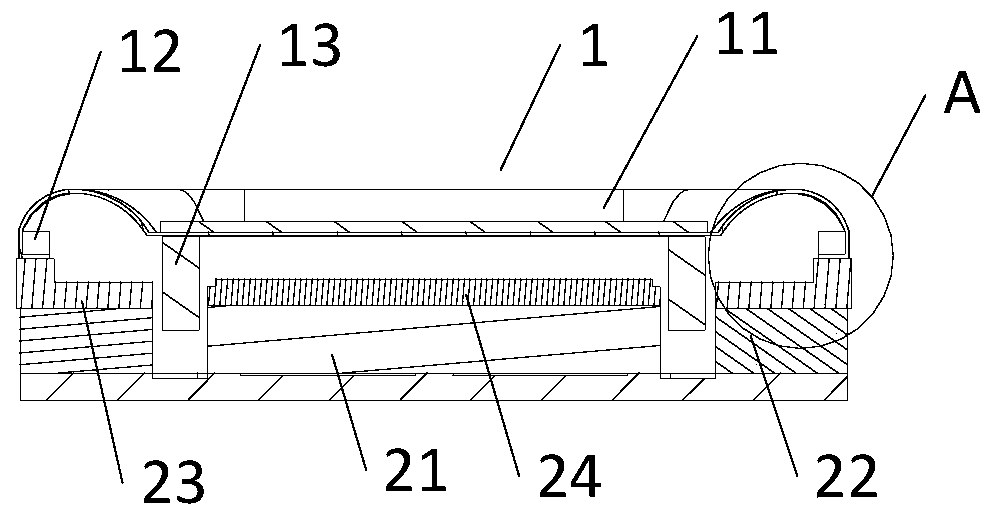 Vibrating diaphragm and sounder monomer comprising same