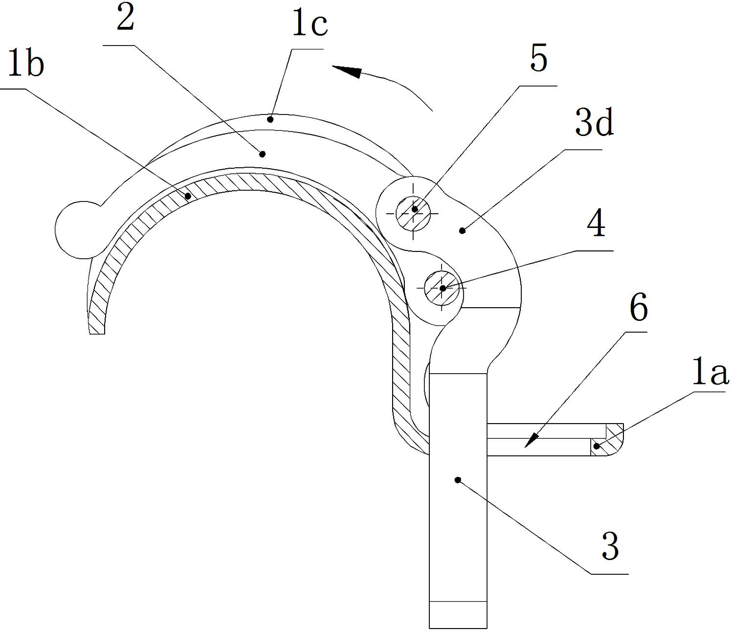 Clamping device for piecing and connecting pouring template of building