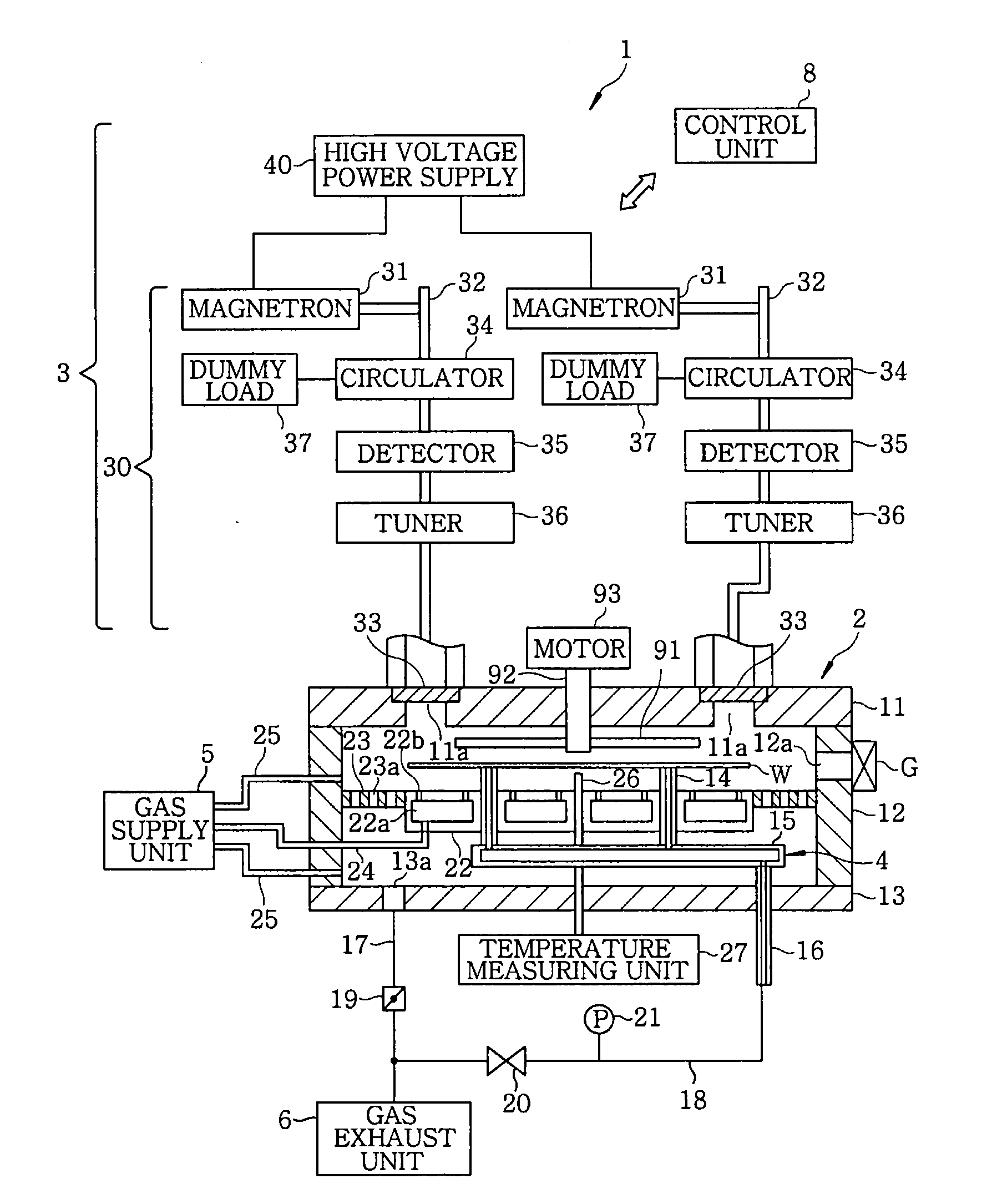 Microwave processing apparatus and method for processing object to be processed