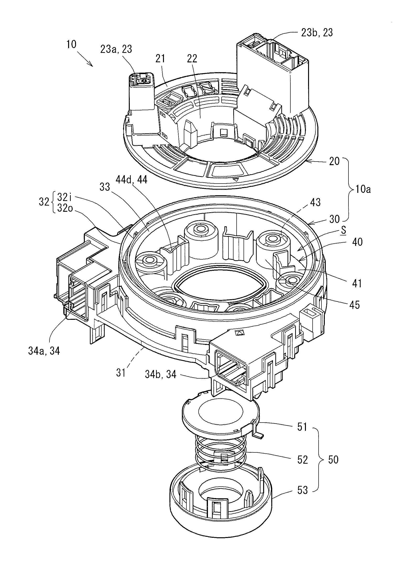 Rotatable connector device
