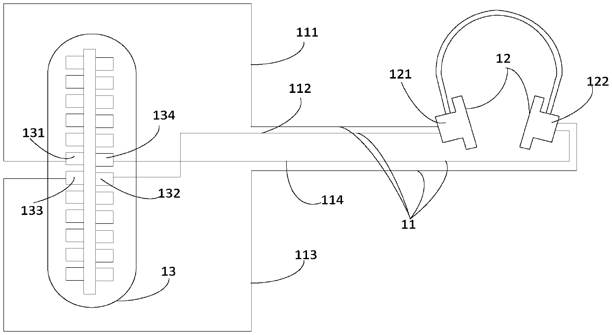 A balanced earphone and mobile terminal based on usb-c plug