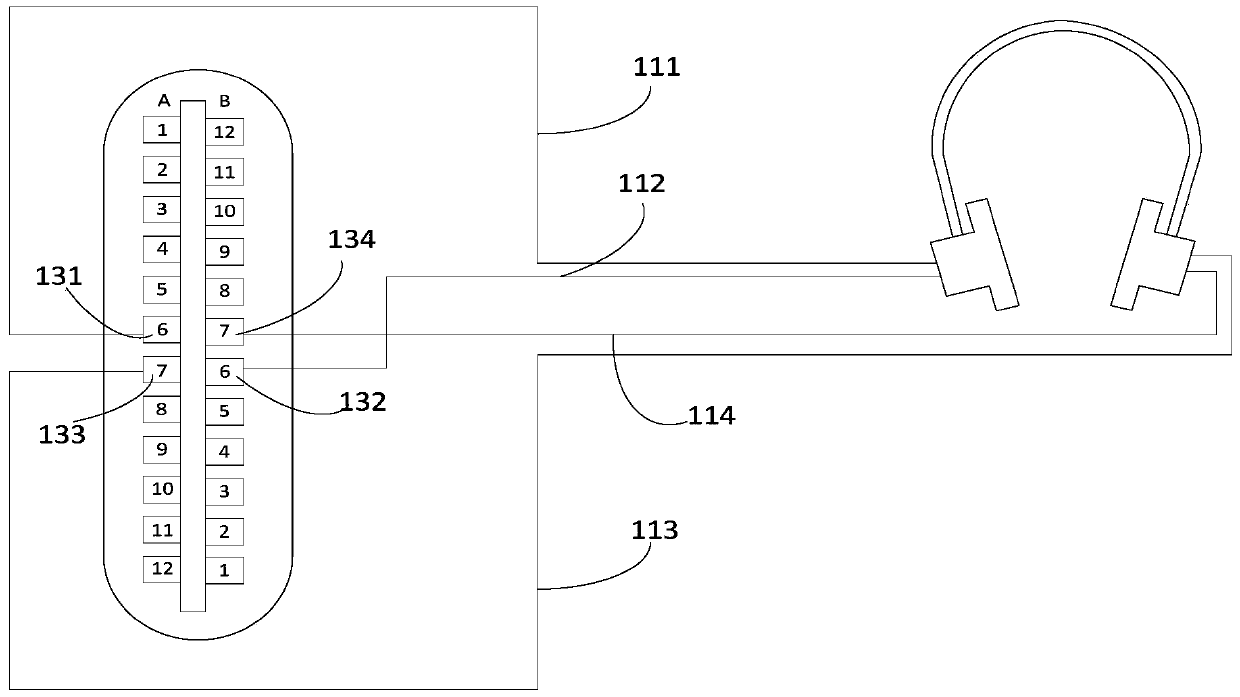 A balanced earphone and mobile terminal based on usb-c plug