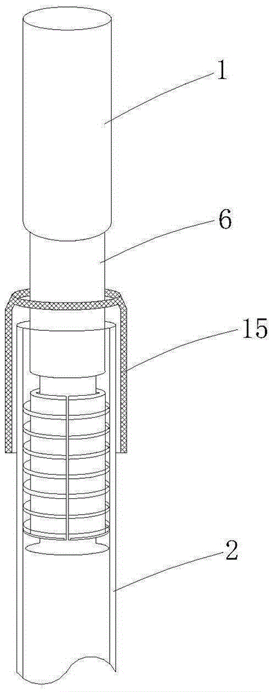 Box-packed portable telescopic grounding stick