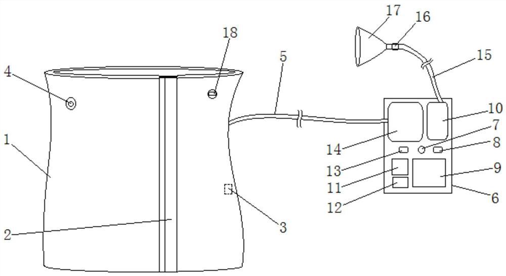 A lung capacity training device for vocal music