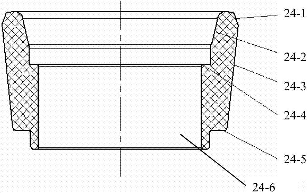 Blind plate type circulating packing tool