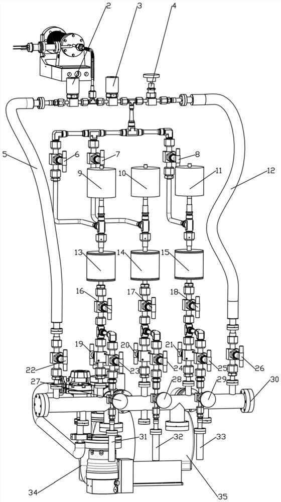 Precise gas adsorption system for programmed temperature desorption