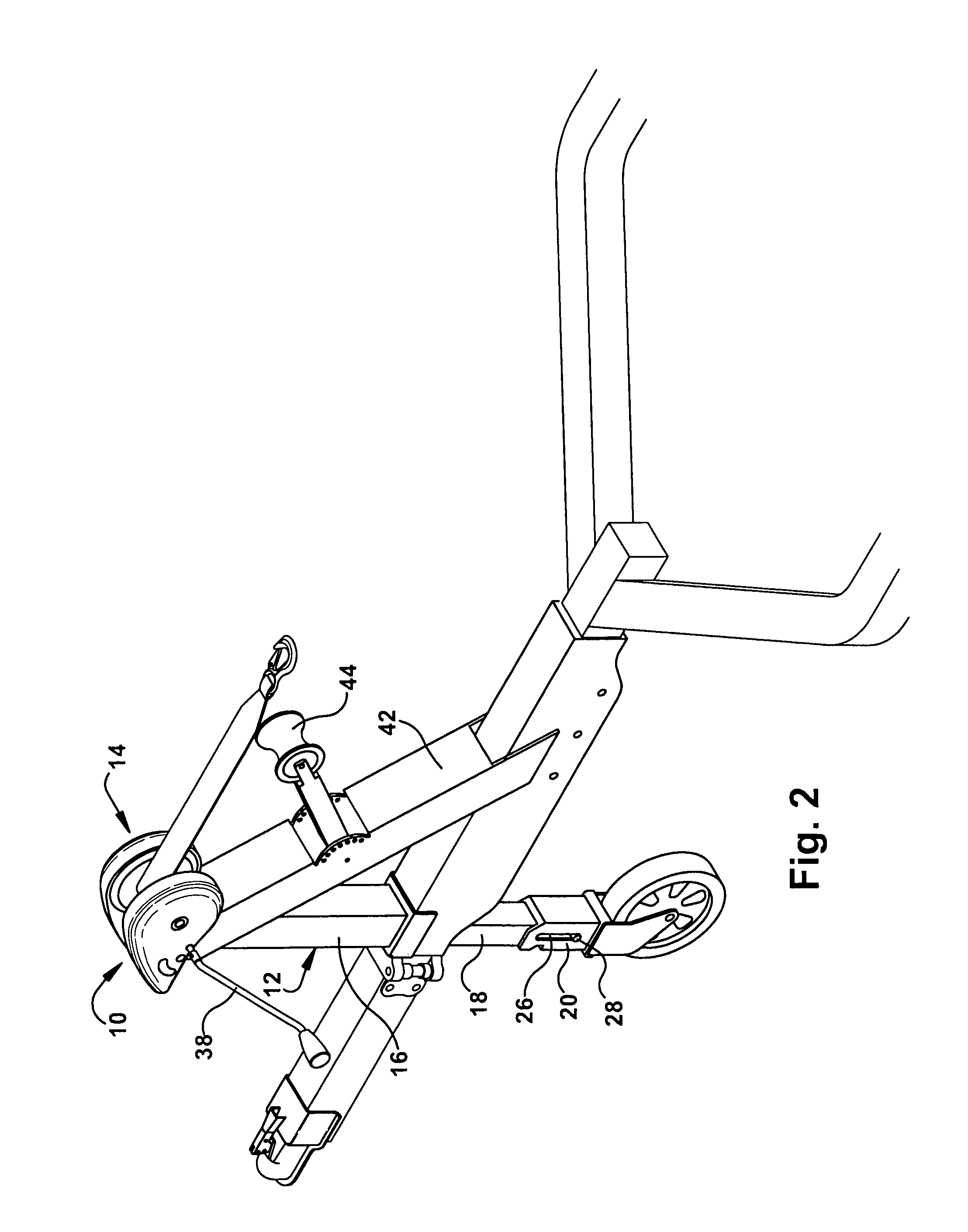 Integrated jack and winch assembly