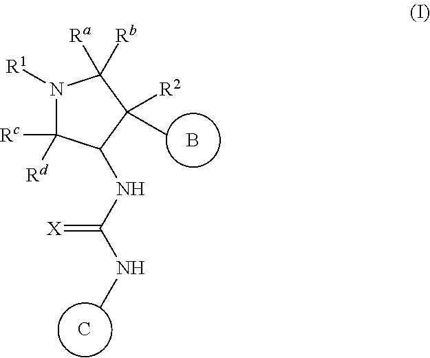 N-pyrrolidinyl,N′-pyrazolyl-urea, thiourea, guanidine and cyanoguanidine compounds as TrkA kinase inhibitors