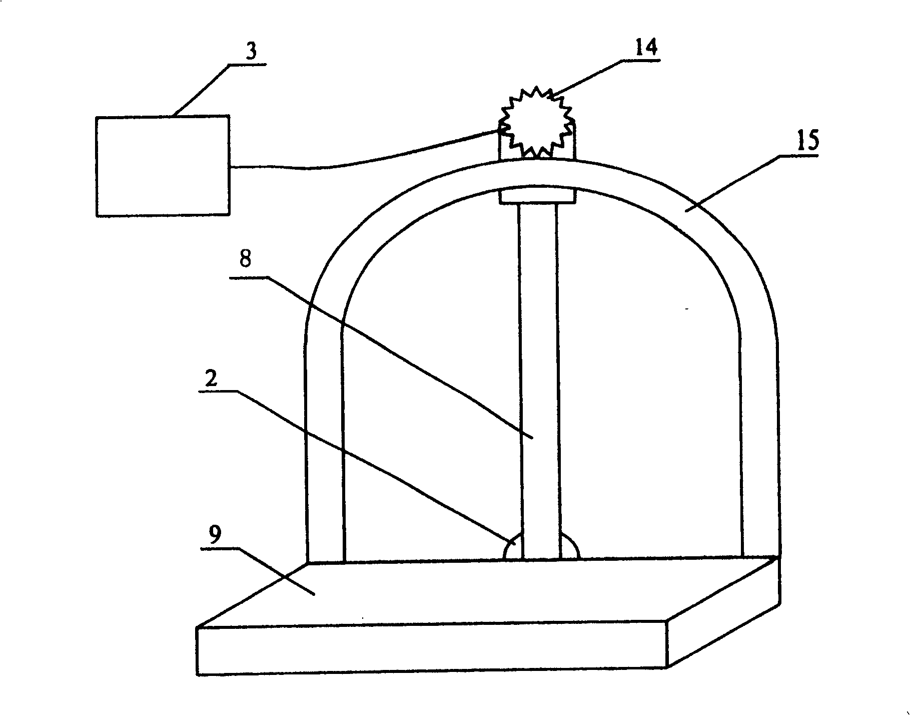Fluorescent optical imaging device