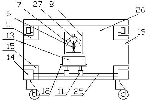 Postoperative care cleaning device for orthopedics