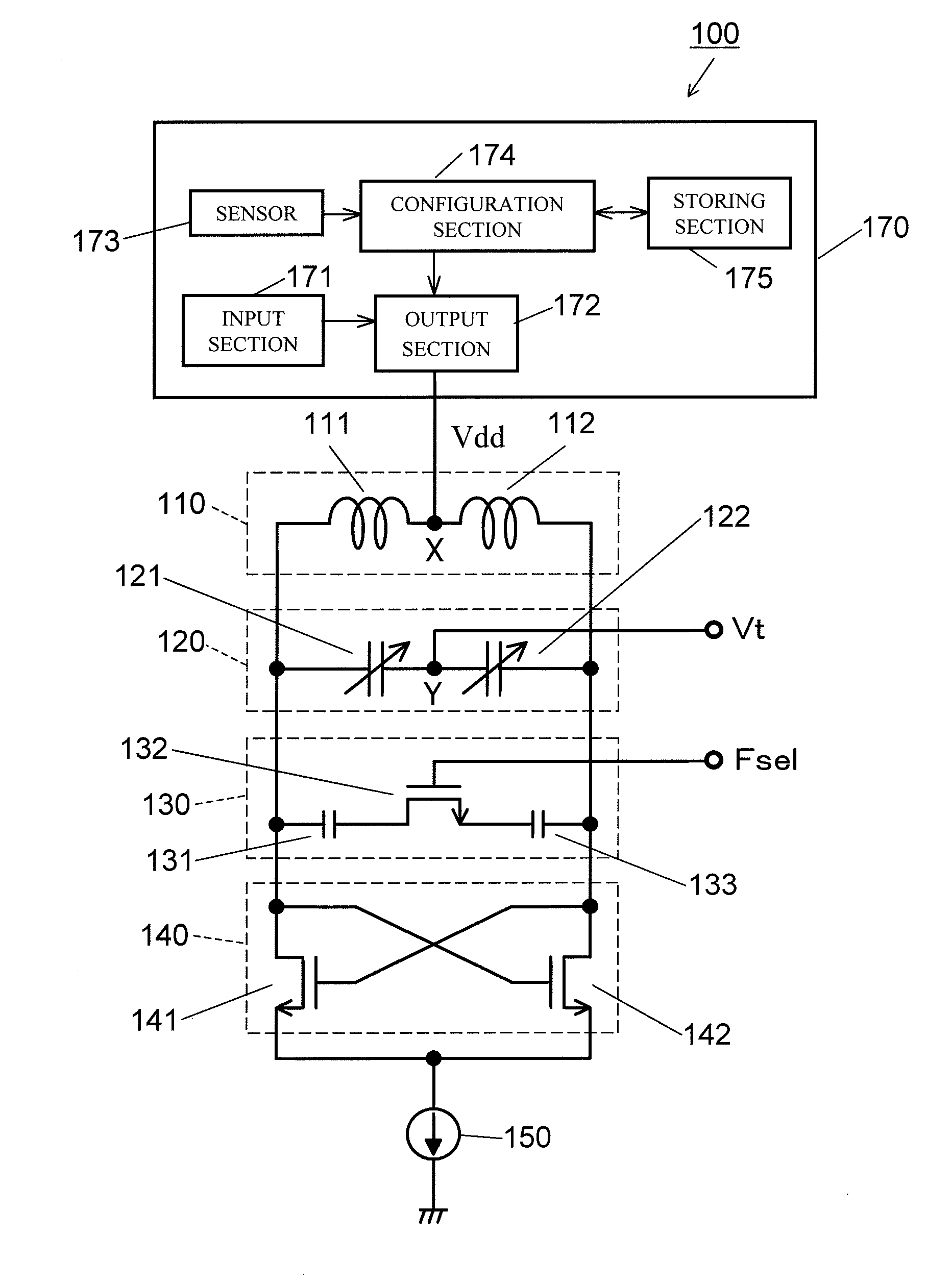 Voltage-controlled oscillator, and pll circuit, fll circuit, and wireless communication device using the same