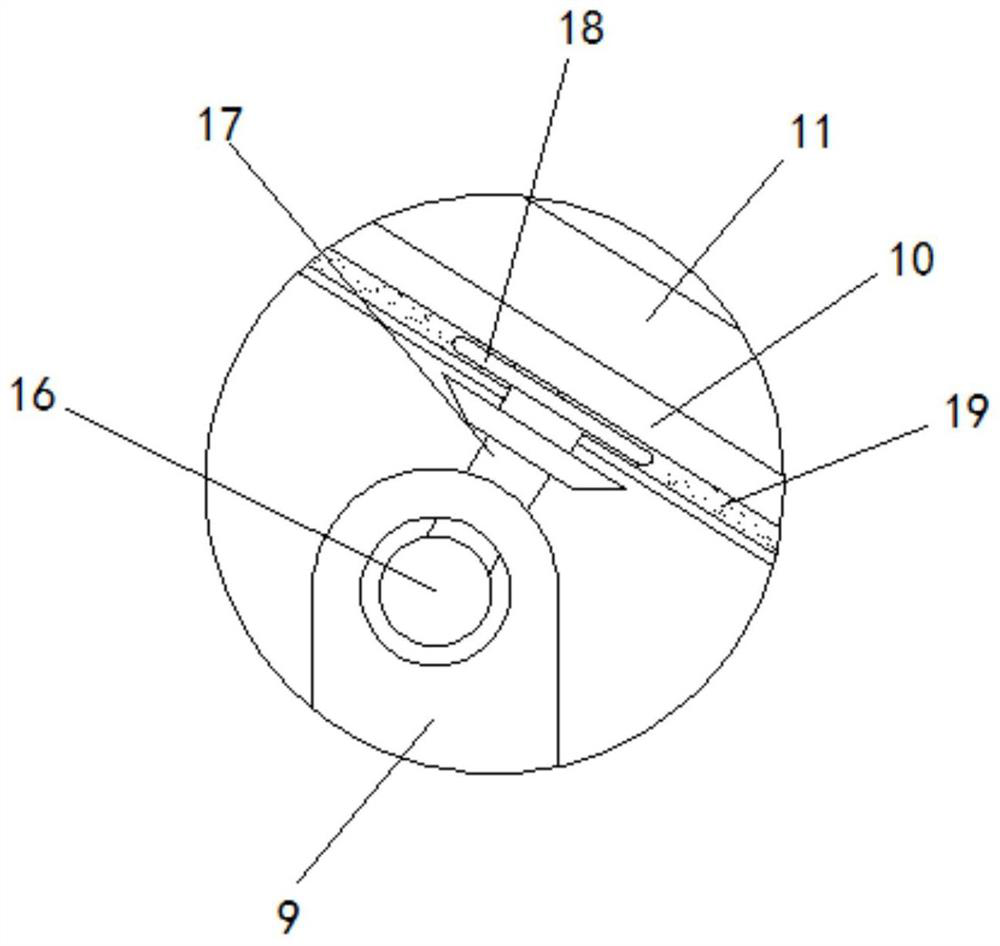 LED solar street lamp with receiving angle convenient to adjust