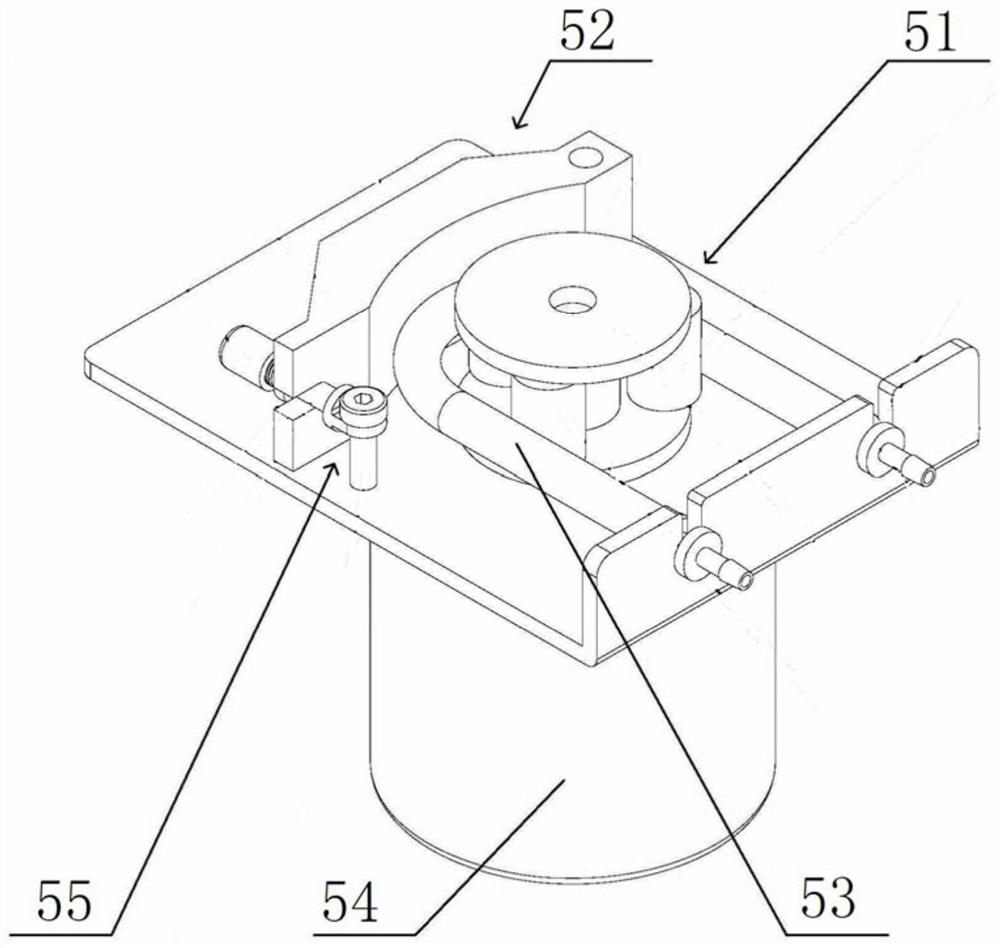 A liquid metal convective heat transfer coefficient detection device