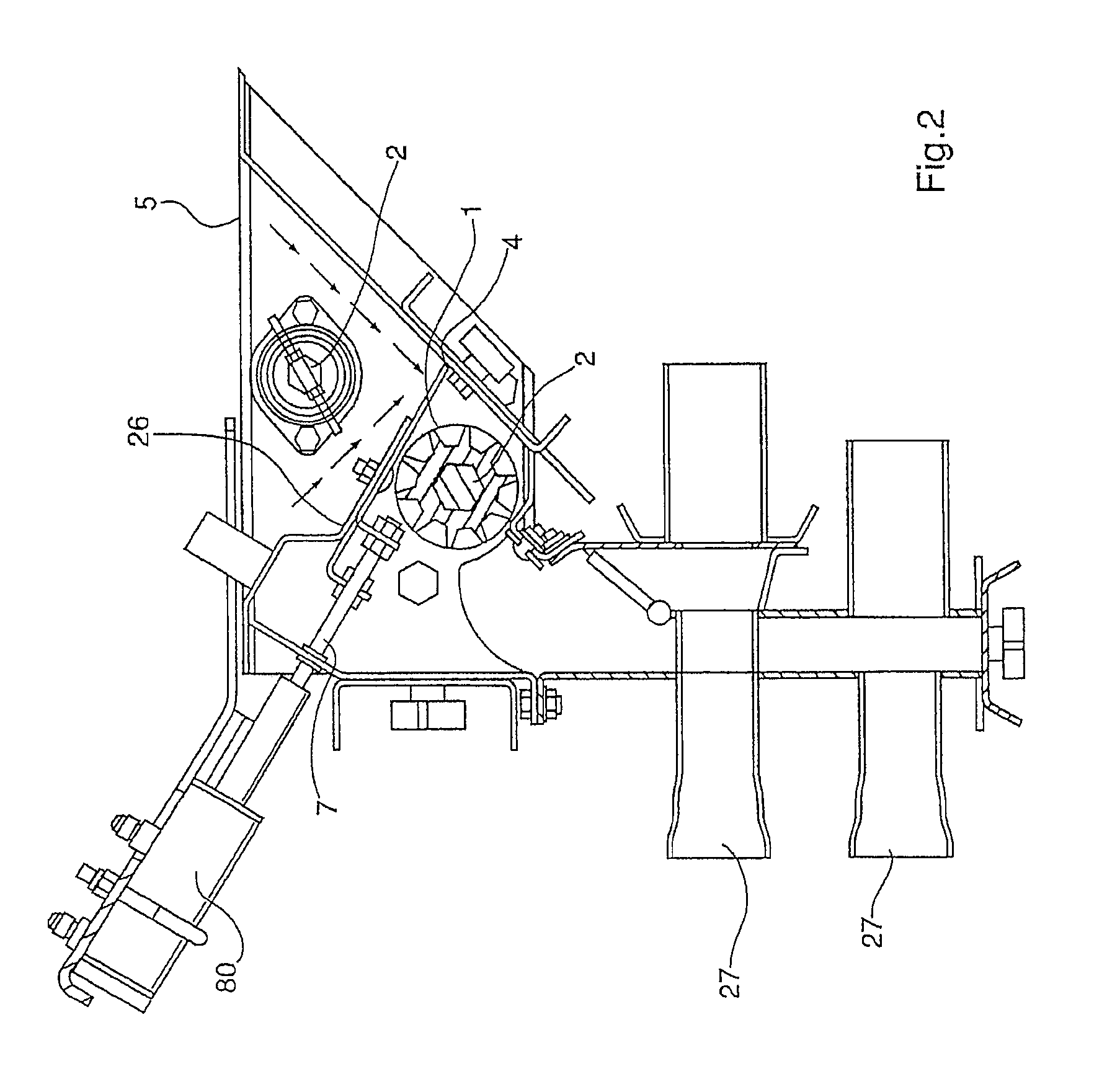 Sectional meter shut-off and agricultural implement having sectional meter shut-off