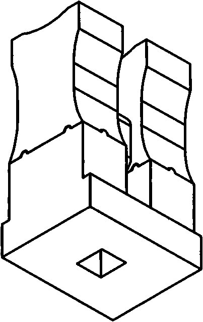 Supporting construction for upper layer tanks of double row tank magnesium reducing furnace