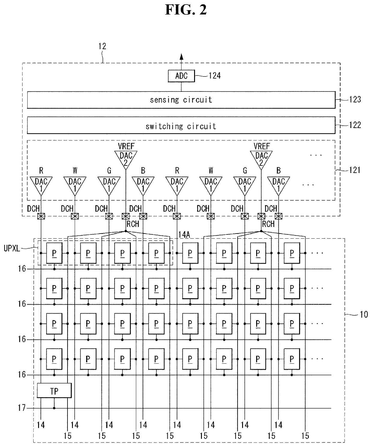 Touch sensor integrated display device and method for driving the same