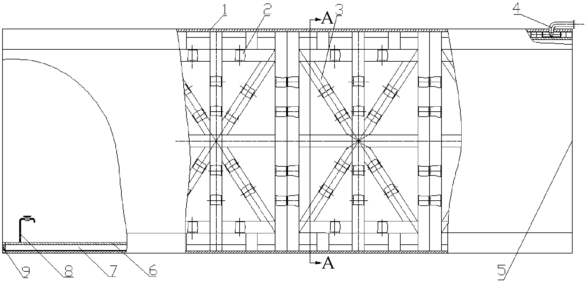 Anti-explosion and heat-insulating structure of mine rescue capsule