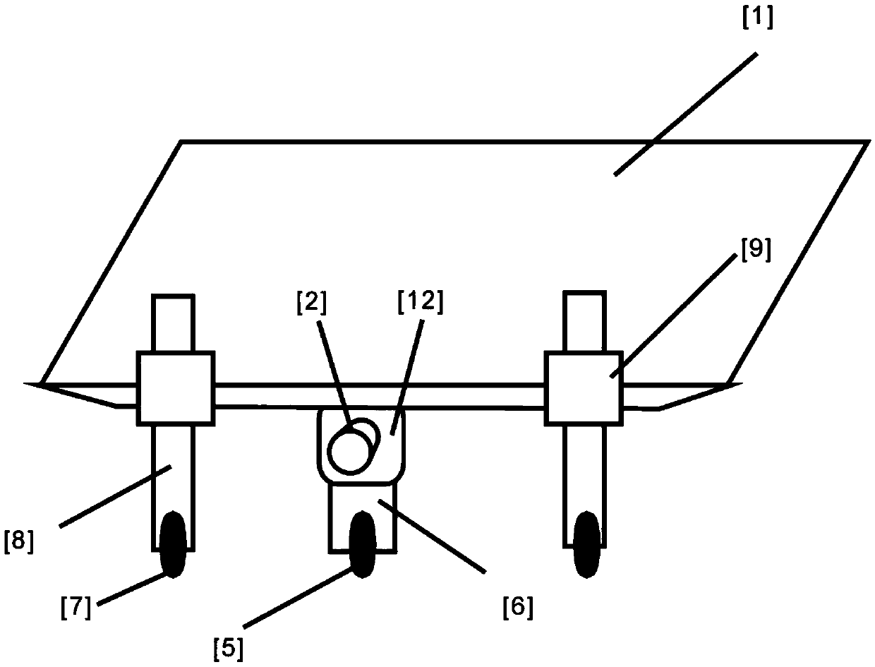 Autonomous lift-up parking platform