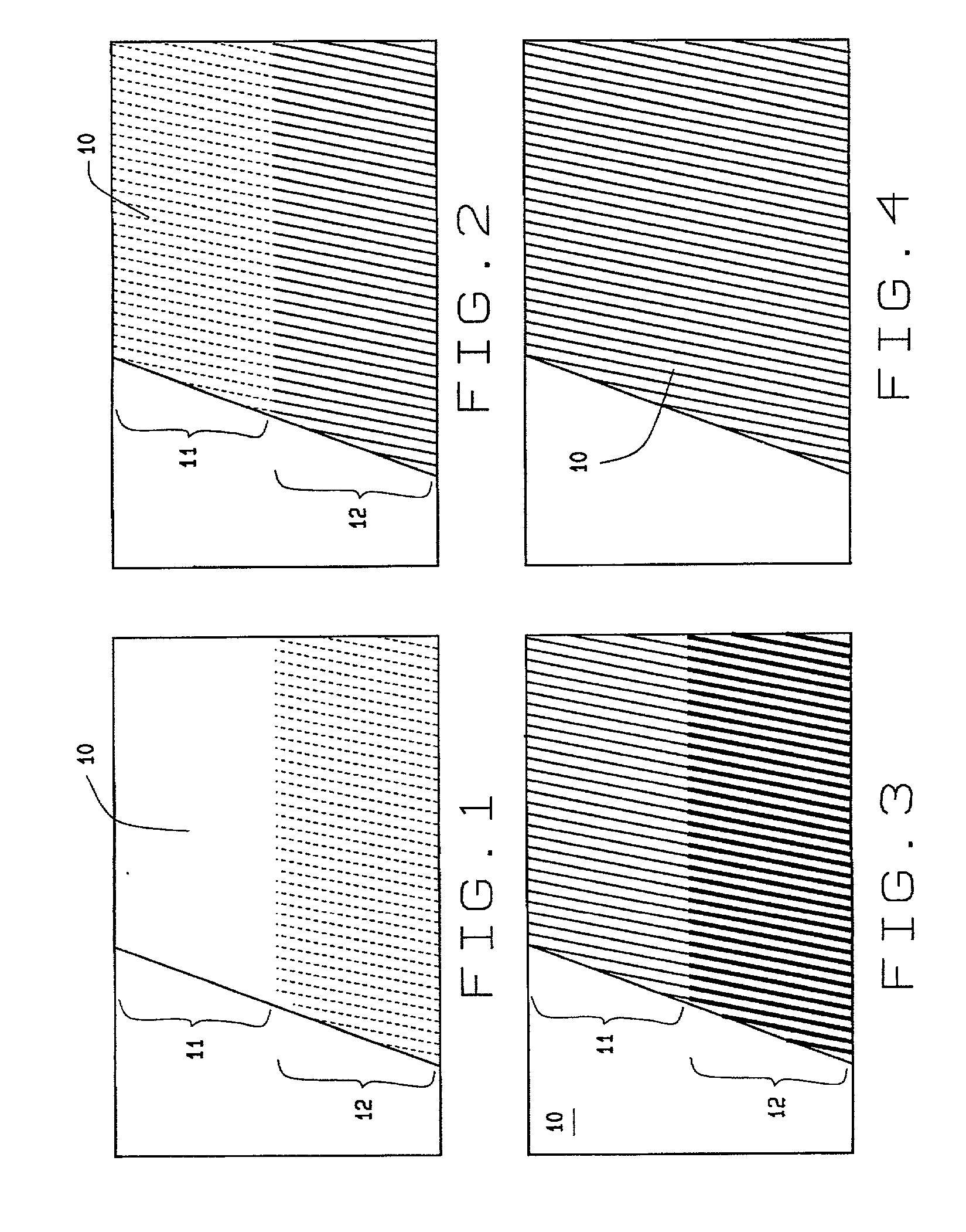 Method for high dynamic range image construction based on multiple images with multiple illumination intensities