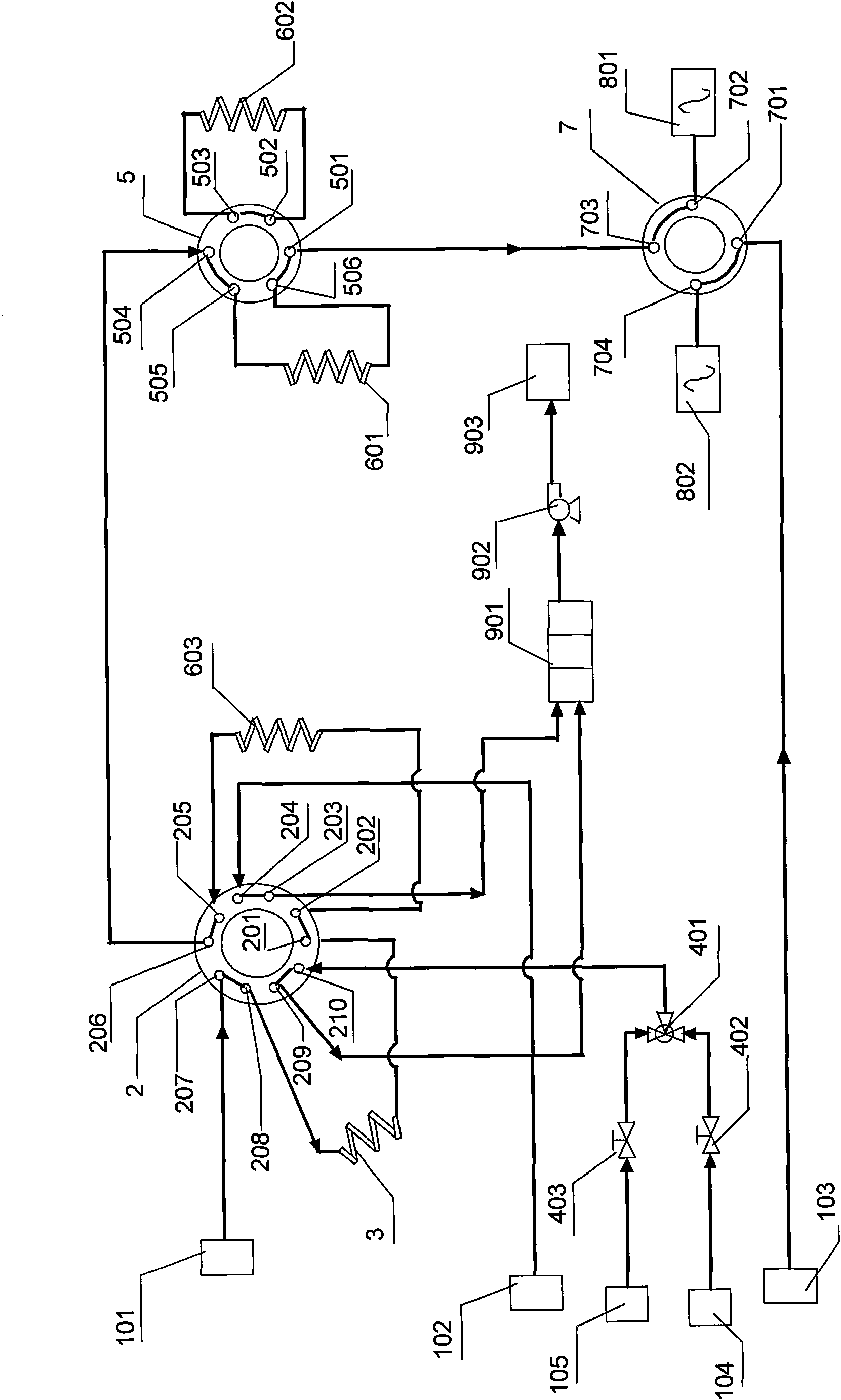 Method for detecting impurities in corrosive gas