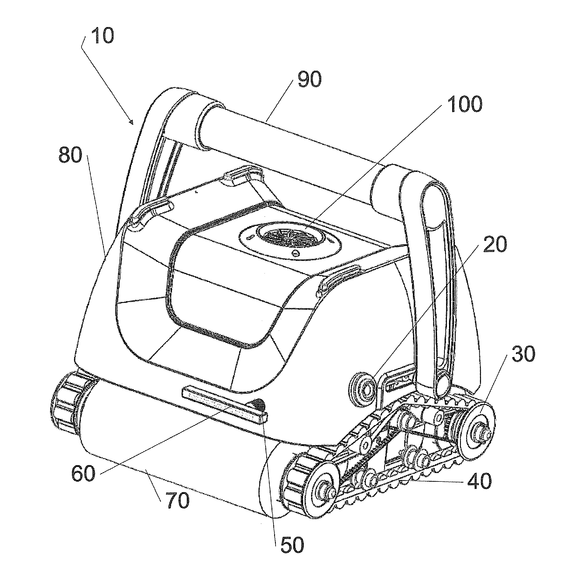 Automatic pool cleaner for cleaning a pool with minimum power consumption and method thereof