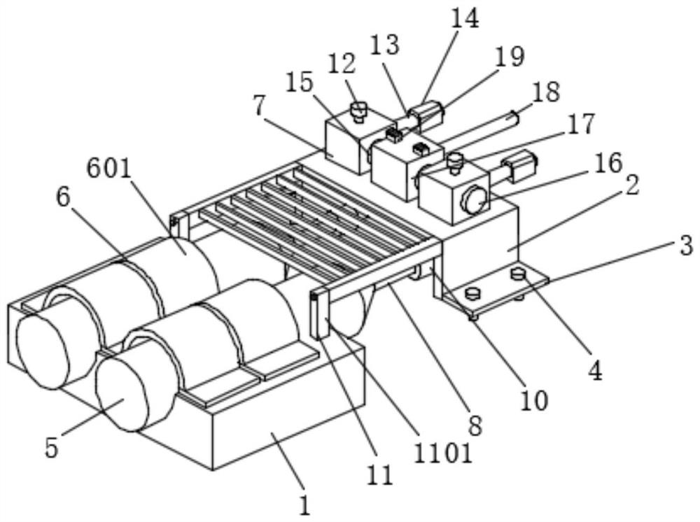 Gas cylinder rack capable of automatically switching double cylinders and continuously supplying gas in field of semiconductor gas supply