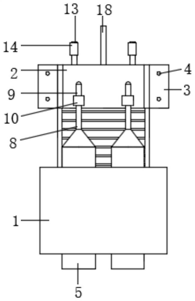 Gas cylinder rack capable of automatically switching double cylinders and continuously supplying gas in field of semiconductor gas supply