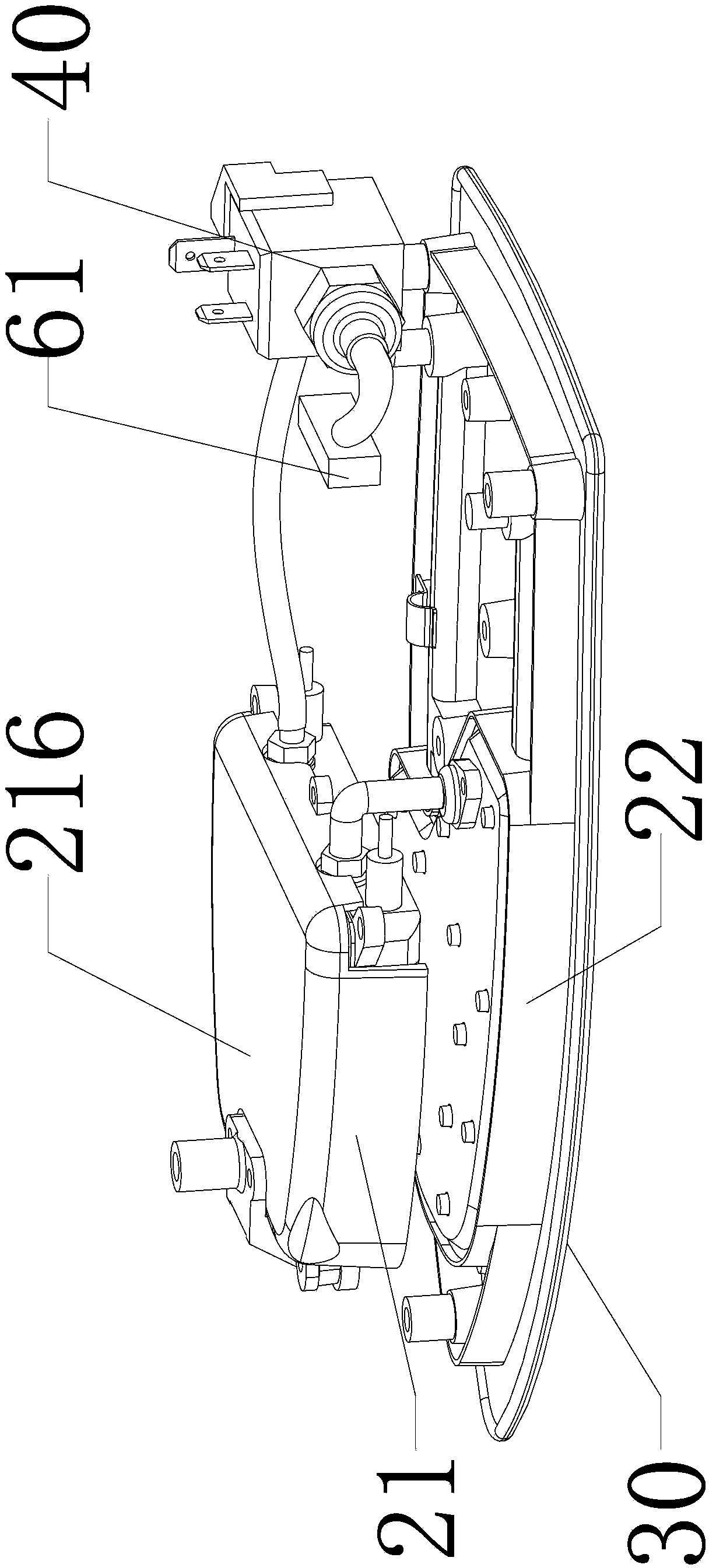 Electric steam iron and method for controlling quantity of steam of electric steam iron