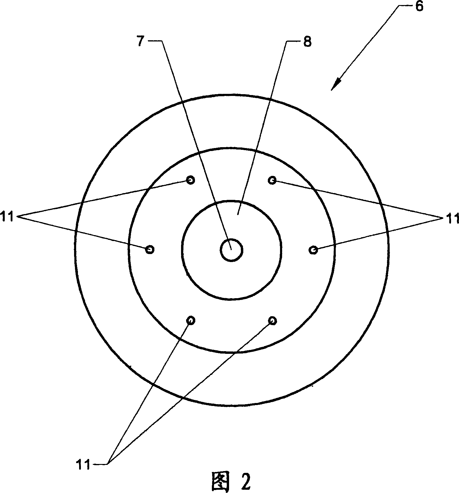 Method for combusting a liquid fuel with staged atomisation