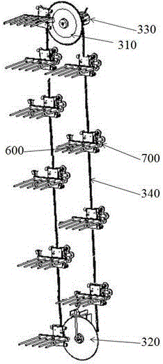 Circulating vertical conveyer