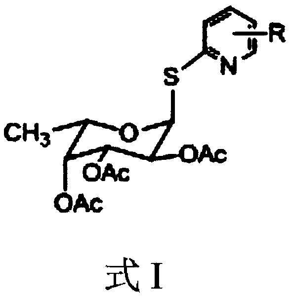 2,3,4-Triacetyl-1-(nitro-2-pyridyl)mercapto-α-l-fucopyranoside