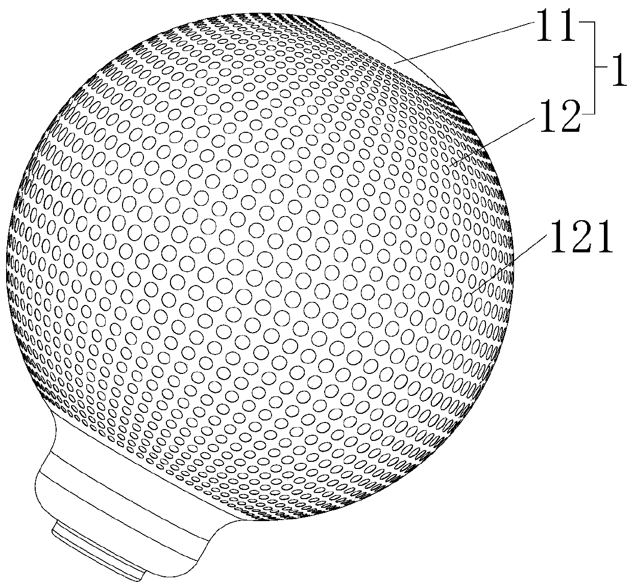 LED lamp bulb shell, LED lamp and machining method thereof